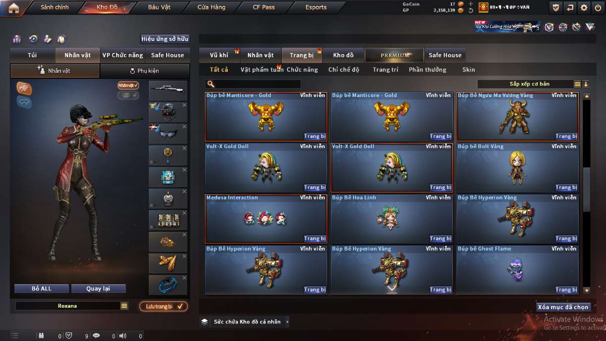 shop acc cf uy tin gia re